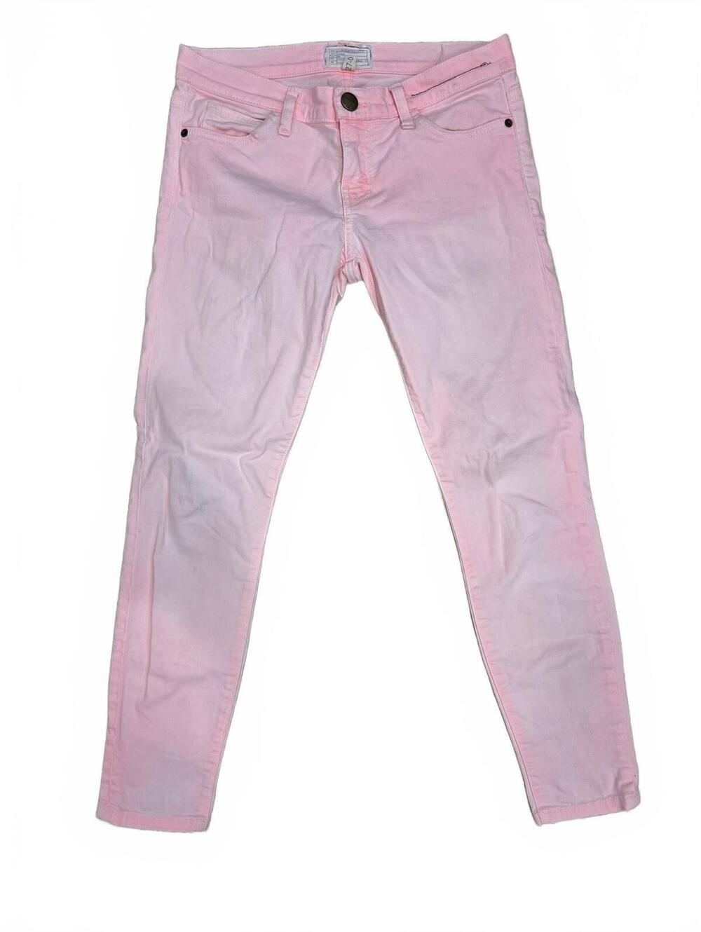 Current/Elliott The Stiletto Pink Stretch Skinny Denim Jeans Womens Size 27